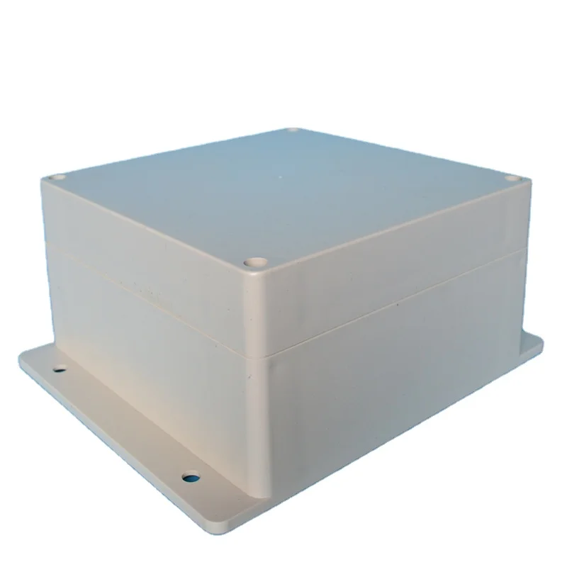 ABS Plastic Battery Enclosure IP65,Electronic Outdoor Project Enclosure Waterproof  Box with flanges