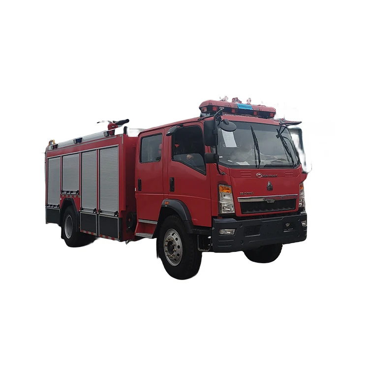 China Brand New Howo Standard Dimension 4x4 Fire Fighting Truck Price