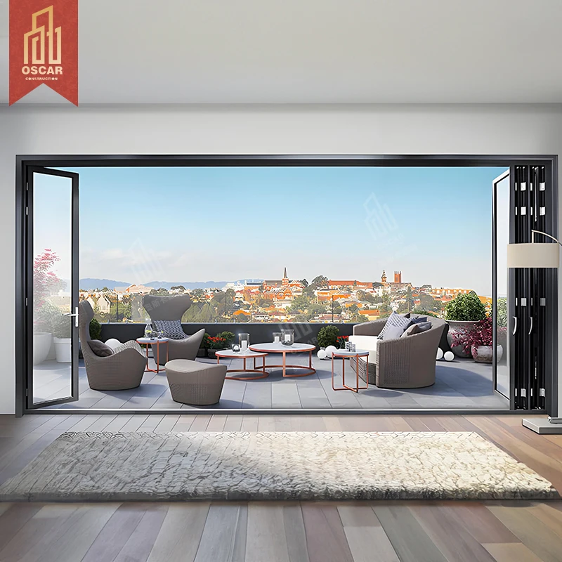 Oscaracso Flat Short Neck Slide Fold Folding Door Handle
