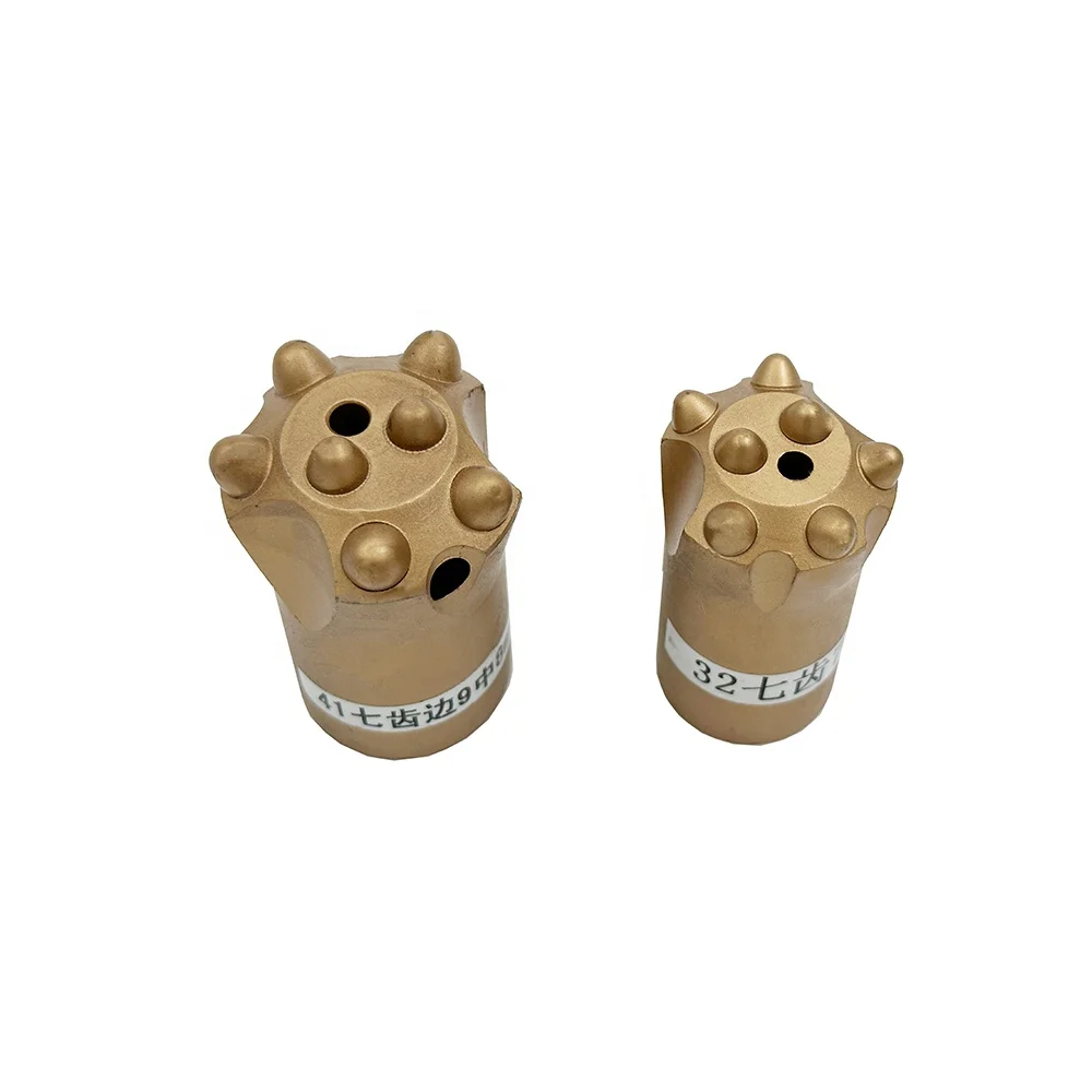 34mm 7 Buttons Tapered Drill Bit Sharpening Machines for Jack Hammer Rock OEM Customized Tungsten