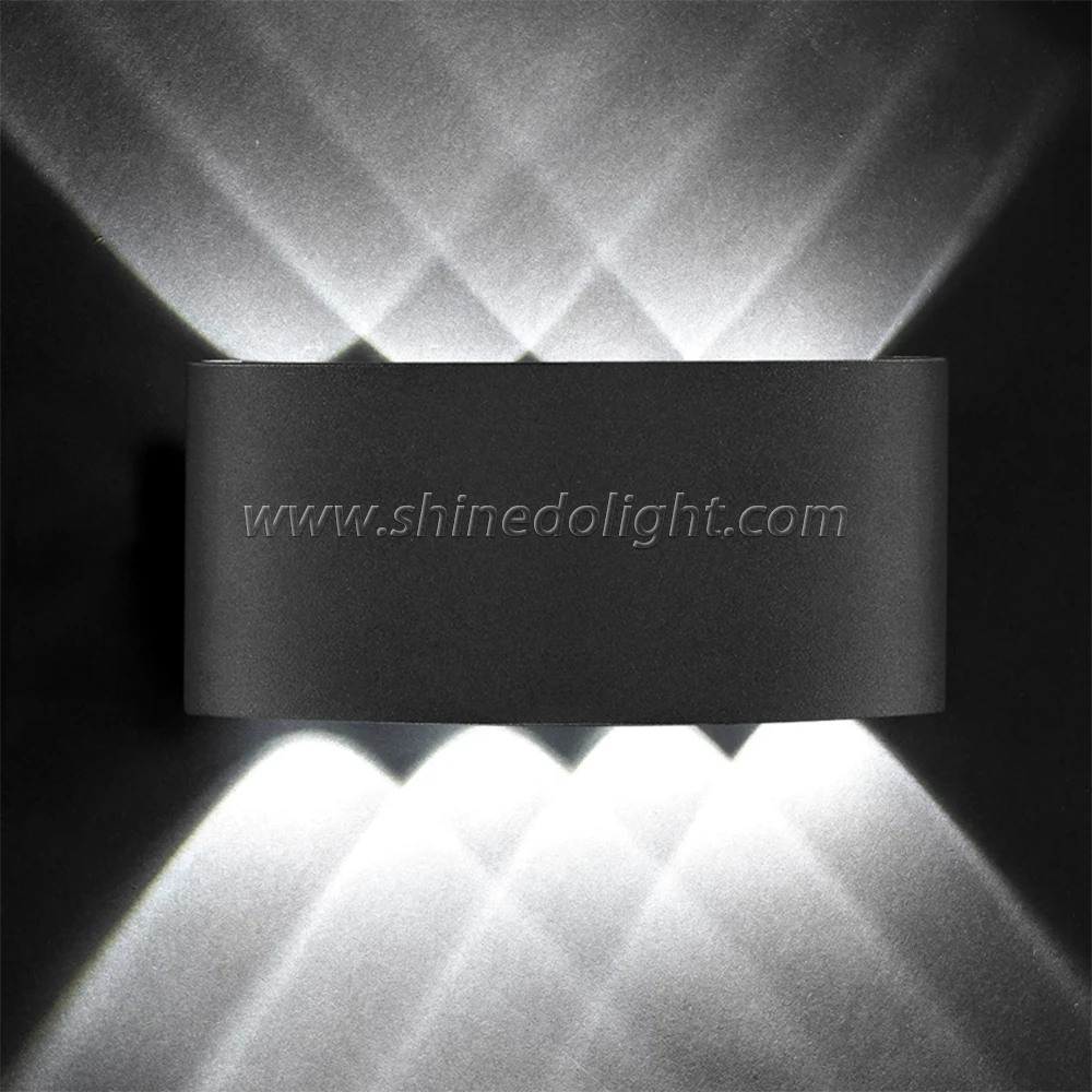 Настенный светильник для ванной комнаты, крыльца, вверх и вниз, алюминиевый внутренний настенный светильник для спальни, прихожей