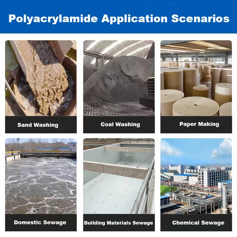 WELLDONE Raw Materials Anionic Polyacrylamide Pam Chemical Flocculant Polyelectrolyte Polyacrylamide Sewage Treatment Agent