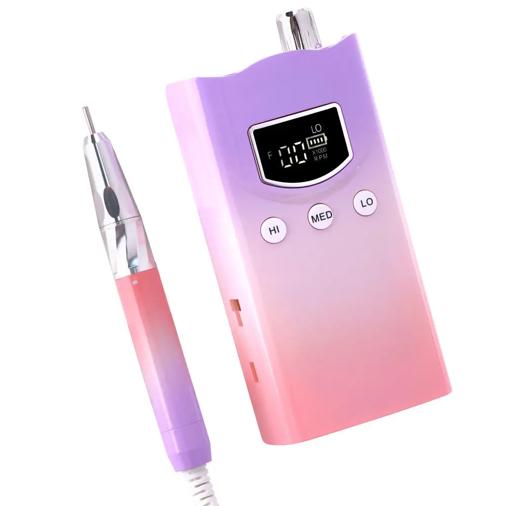 2024 New Brushless 35000rpm Cordless Portable Electric Nail Drill Machine e file Nail Polisher Nail Drill Manicure Pedicure Set