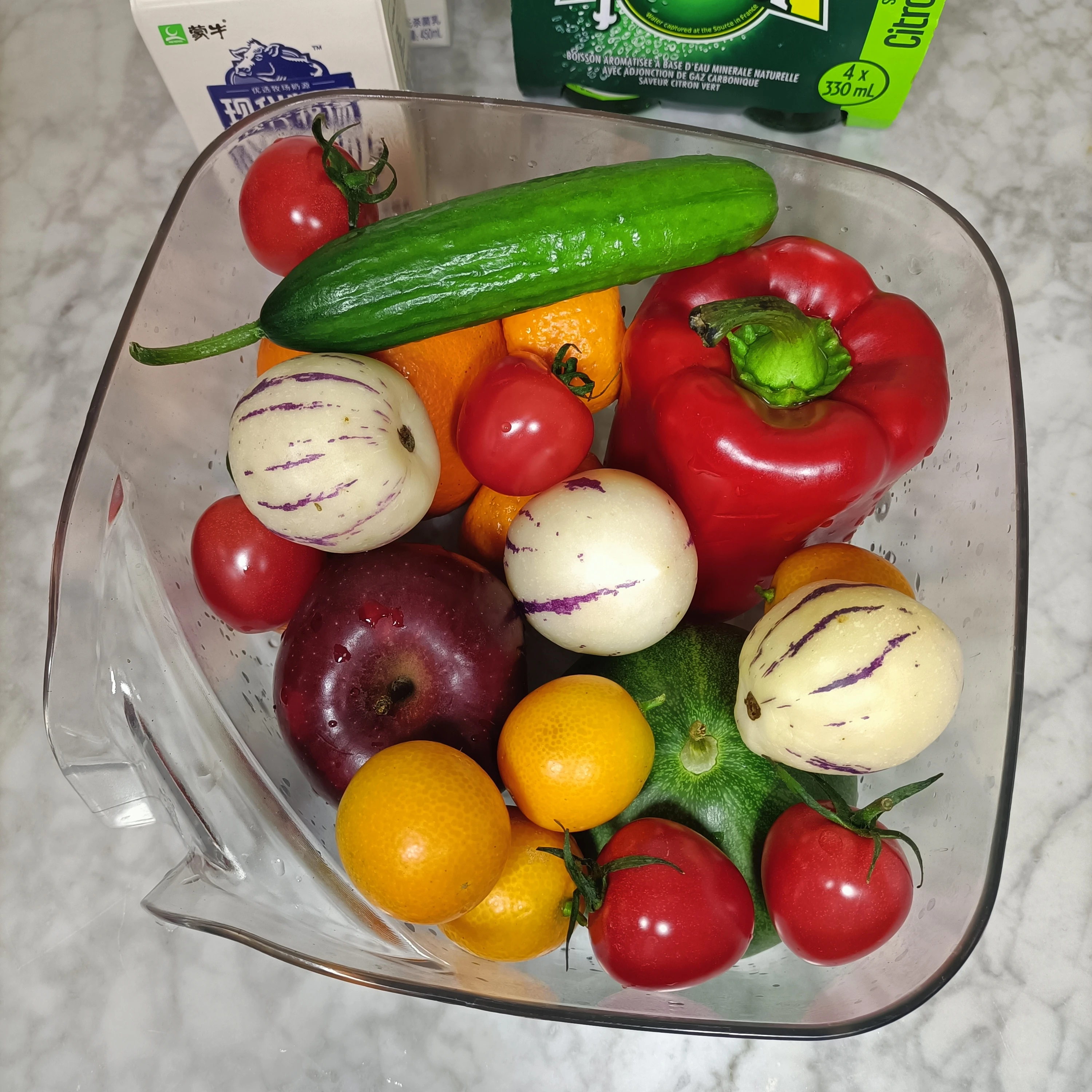 Professional Manufacture Modern Style Salad Bowl transparent  fruit salad bowl