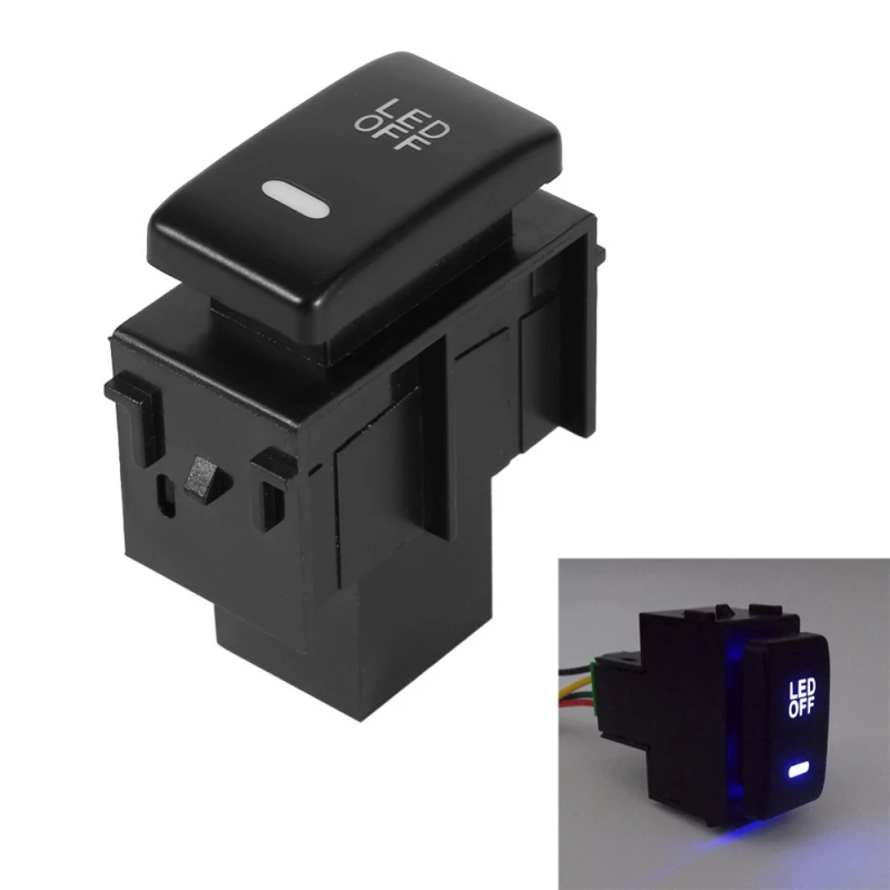 12 volt Switch Car Fog Light Switch Spst On-Off Push Button Switch for Nissan Pathfinder R51NP300