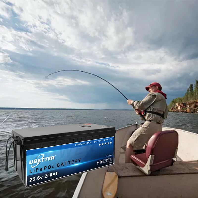 Outdoor Solar Energy Storage System 25.6v 200ah  Cycle Electric   Refrigerator Truck lithium li ion  phosphate yacht battery