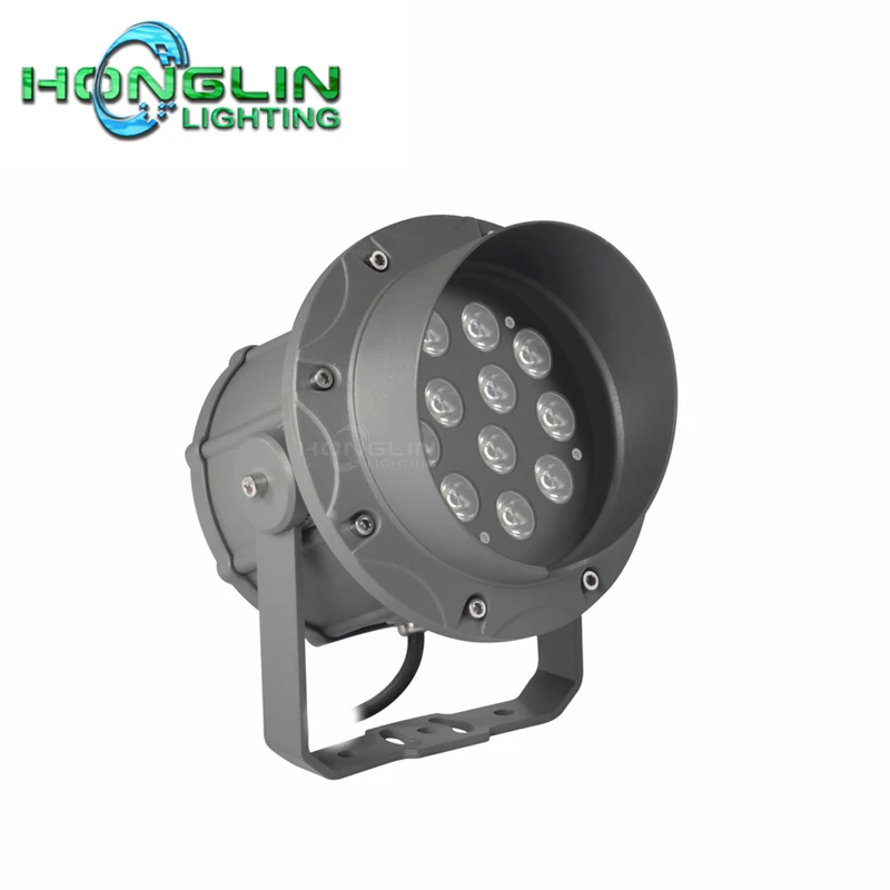 Park building outdoor RGB DMX spotlight 6W 12W 18W 24W 36W led floodlight