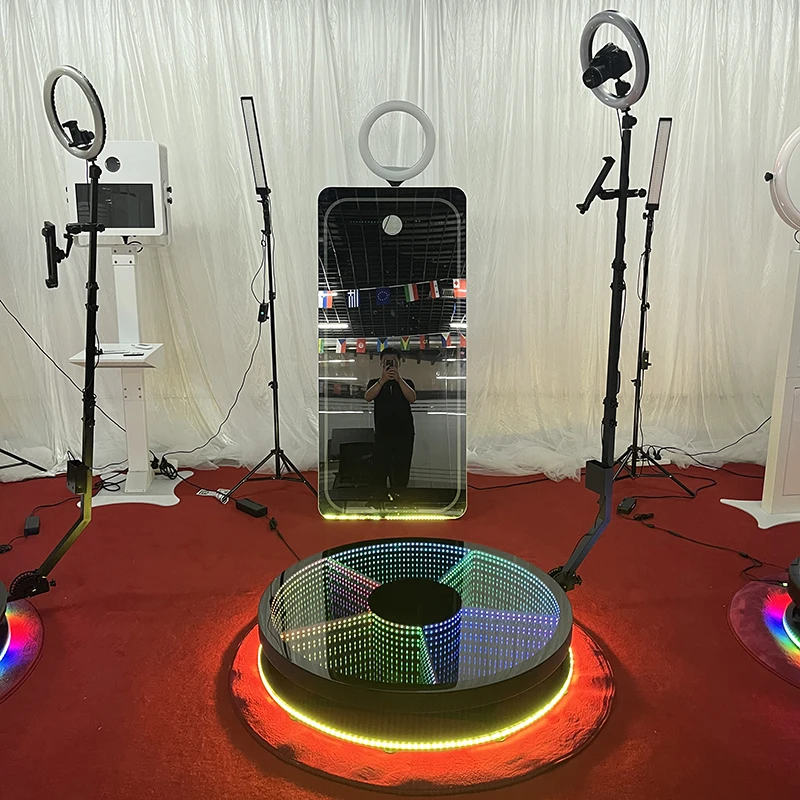 New 360 Degree Slow Motion Video Photobooth Automatic 360 Camera Photo Booth Portable 360 Photo Booth Automatic