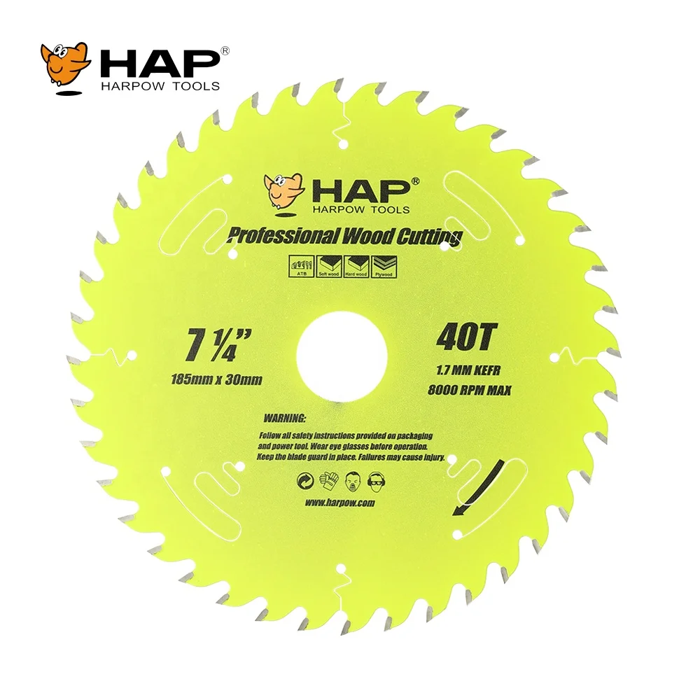 Factory Direct Sale Disc Saw Blade 40 Tooth Circular Saw Blade for Wood Cutting