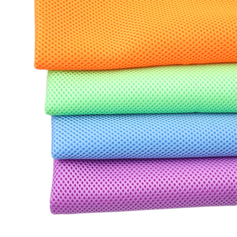 Color Customization Stripe Polyester 3d Mesh Fabric 3d Spacer Air Mesh Fabric