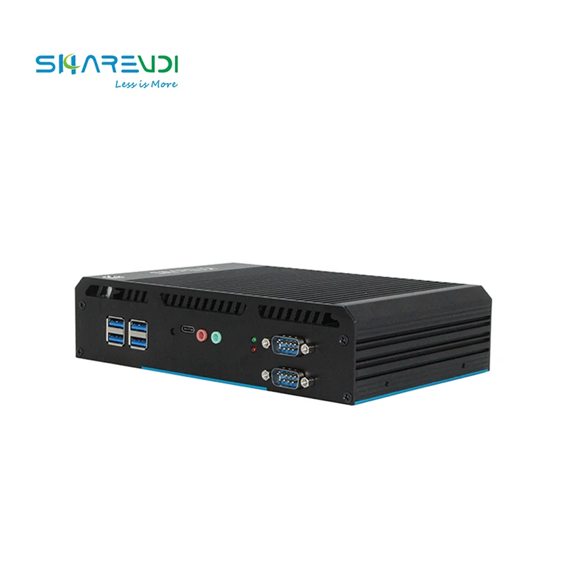 Mini desktop Core I3 5005u  fanless Mini PC  dual lan  Win/Linux  for  Industria