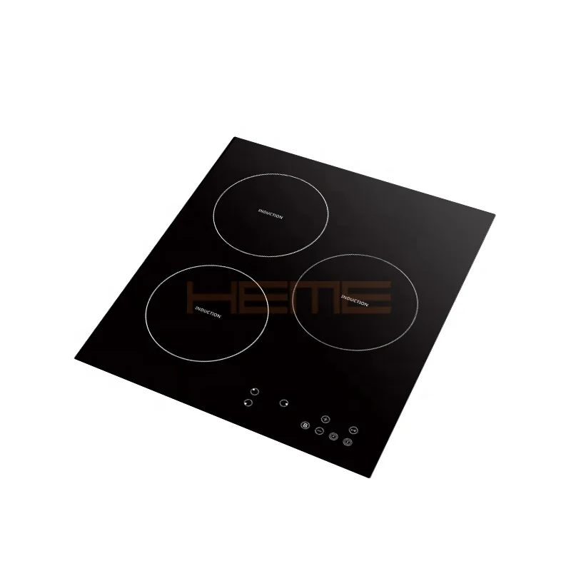 Home Appliances 220v/240v Digital Timer Sensor Touch 45cm Glass 3 Zones Induction Cookers