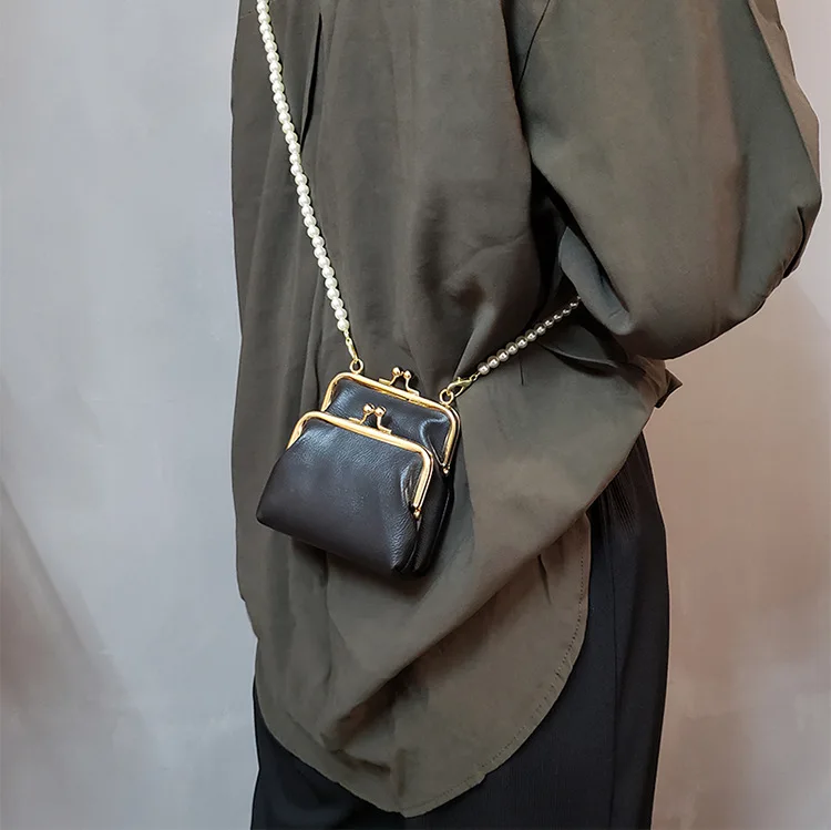 BC042 Hand-made Custom Bag Chain Bag Accessories Carry-on Single-shoulder Cross-over Bag Shoulder Straps With Pearl