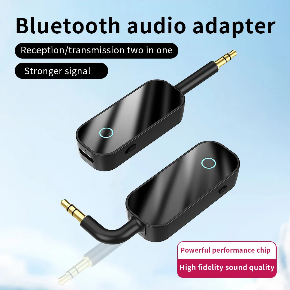 Aux Bluetooth Adapter for Car  Bluetooth 5.0 Transmitter Receiver Portable Wireless Bluetooth Adapter Radio Headphones Speakers