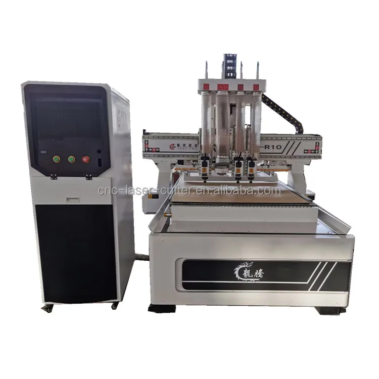 Economic model atc cnc router engraving machine 1325 professional supply provide vacuum table