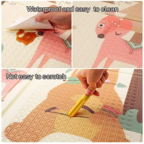 Customized Baby Play Mat Floor Mat Foam Playmat Non-Toxic Large Foldable Waterproof Crawling Mat for Kids