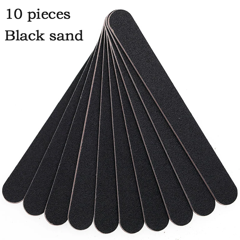 1 набор из 10 шт. лак для ногтей инструмент ГУБКА СКРАБ длинный гвоздь файл полировки полосы маникюрный Полировочный напильник