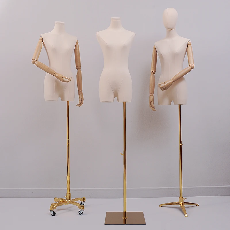 high-end realistic women female bust half body torso mannequin