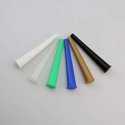 98mm 110mm Cone shape plastic pre roll tubes child proof plastic tube packaging