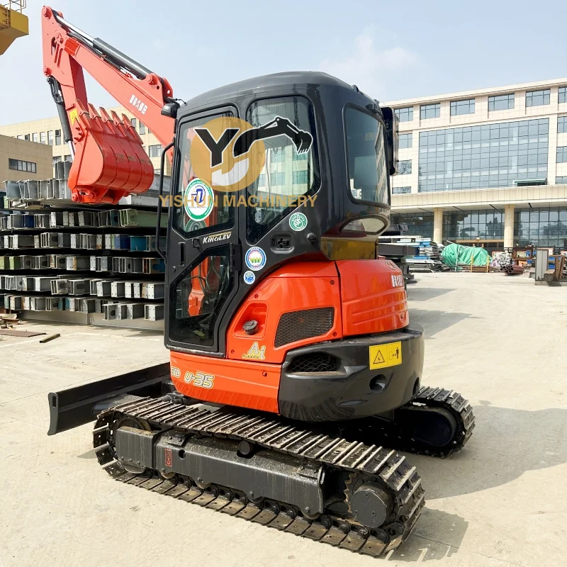 Оригинальный двигатель Kubota 3 5 тонн Япония U35 U30 Подержанные мини-экскаваторы для продажи