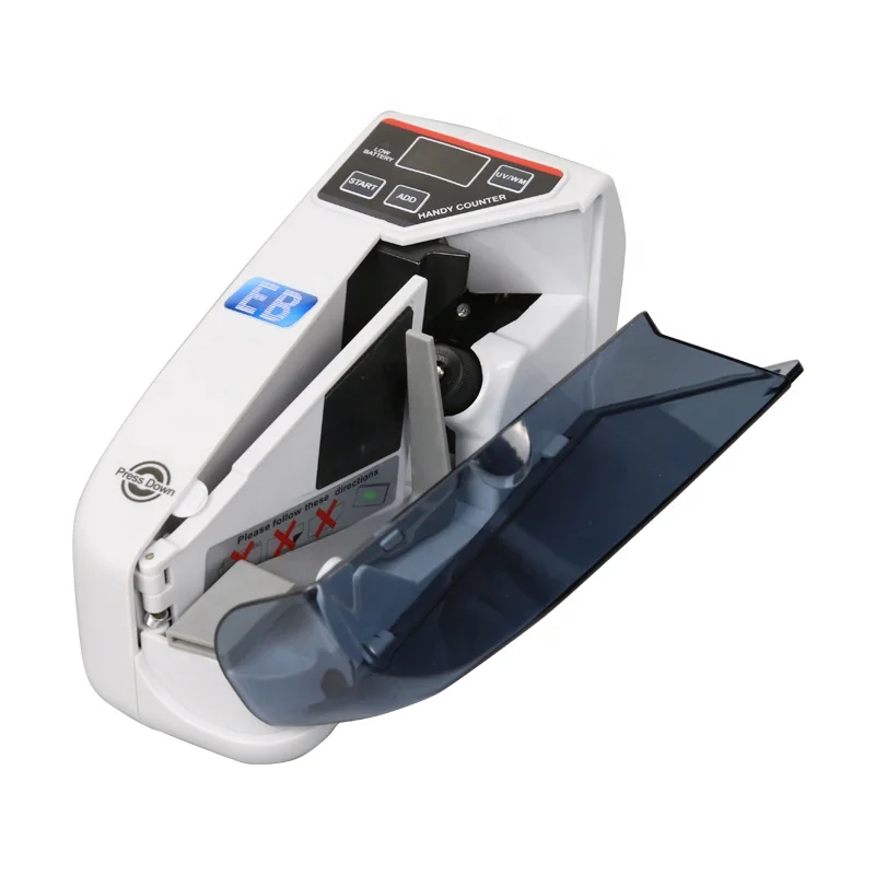 LD-30 Portable Compact Banknote Counter White UV & MG Detection Manual Banknote Counting Money Counter Bill Counter