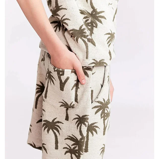 Custom Wholesale Floral Print Beach Shirt Hawaiian Shorts Cotton Casual Summer T Shirt Sublimation Hawaii Beach Suit For Men