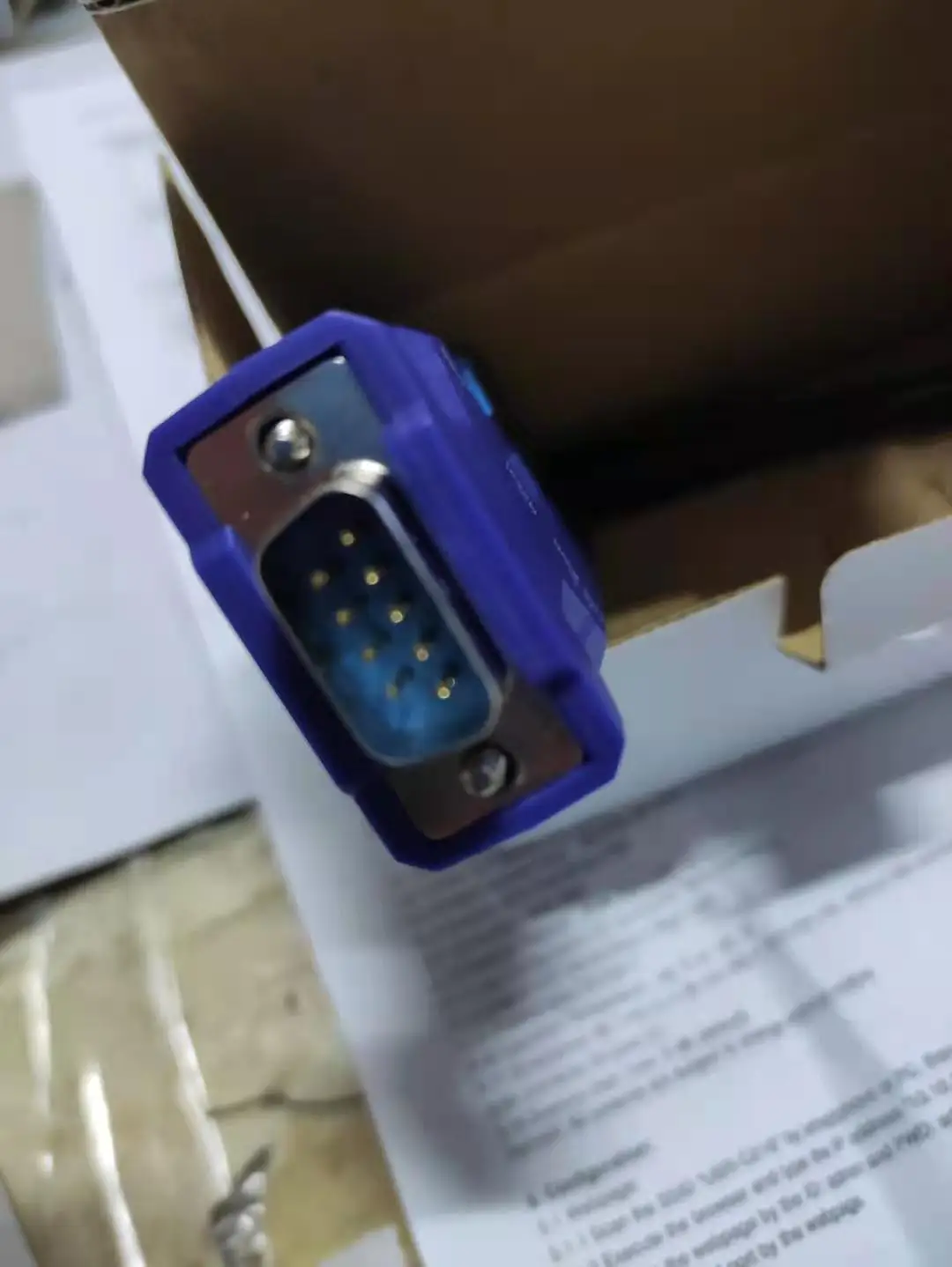 
Wifi serial rs232 adapter with male db9 connector 