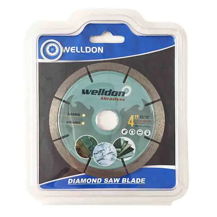 Welldon 4.5inch Diamond Saw Blades Cutter Wet Dry Grinder Blade Diamond Circular Saw Blade Porcelain Saw Wheel 1Mm Machine Turbo
