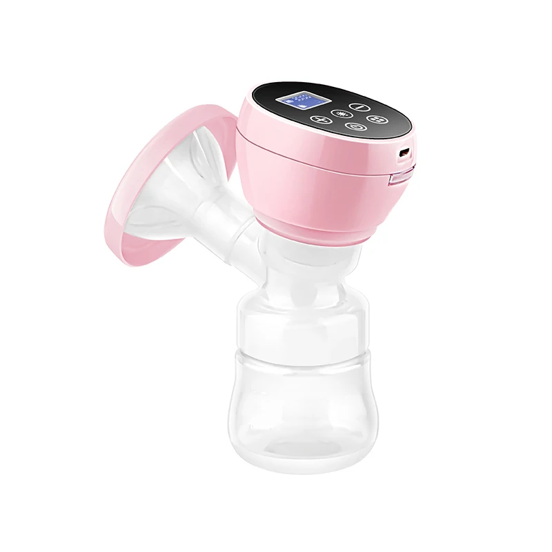 
2021 New Popular Products One piece Painless Breast Pumping USB Rechargeable Compact And Light Baby Feeding Breast Pump 