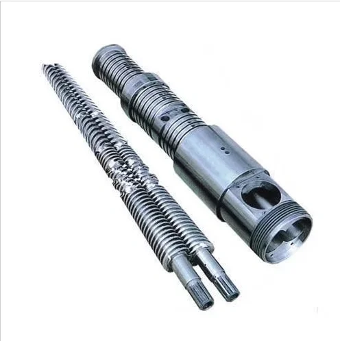PVC Pipe Profile Recycle Extruder Twin Screw Barrel Conical & Parallel