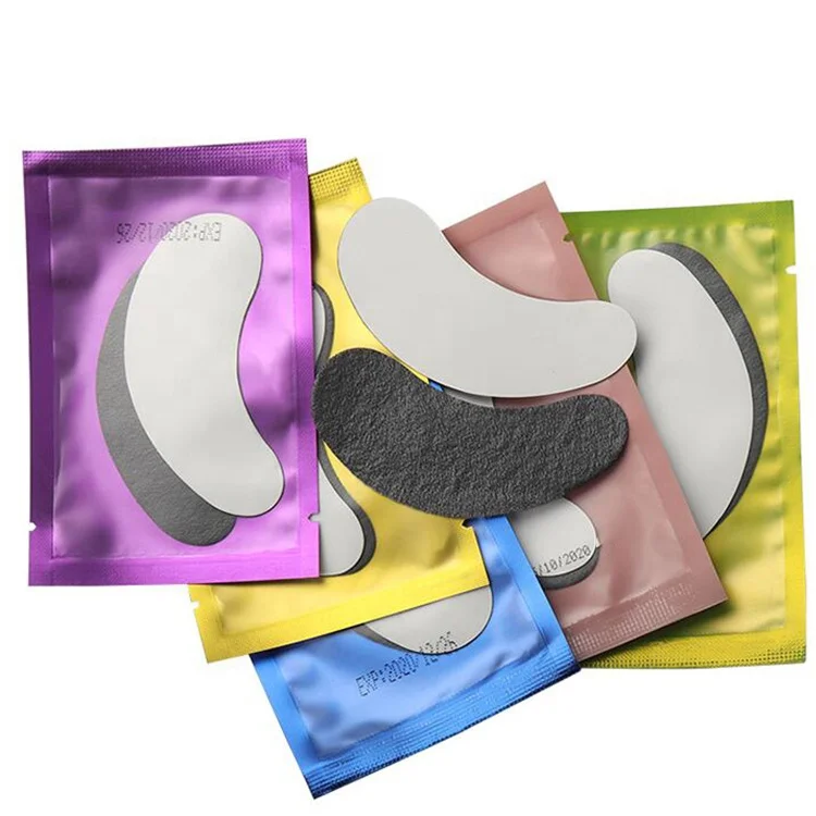 OEM factory lint free black under eye eyelash extension gel patch pad