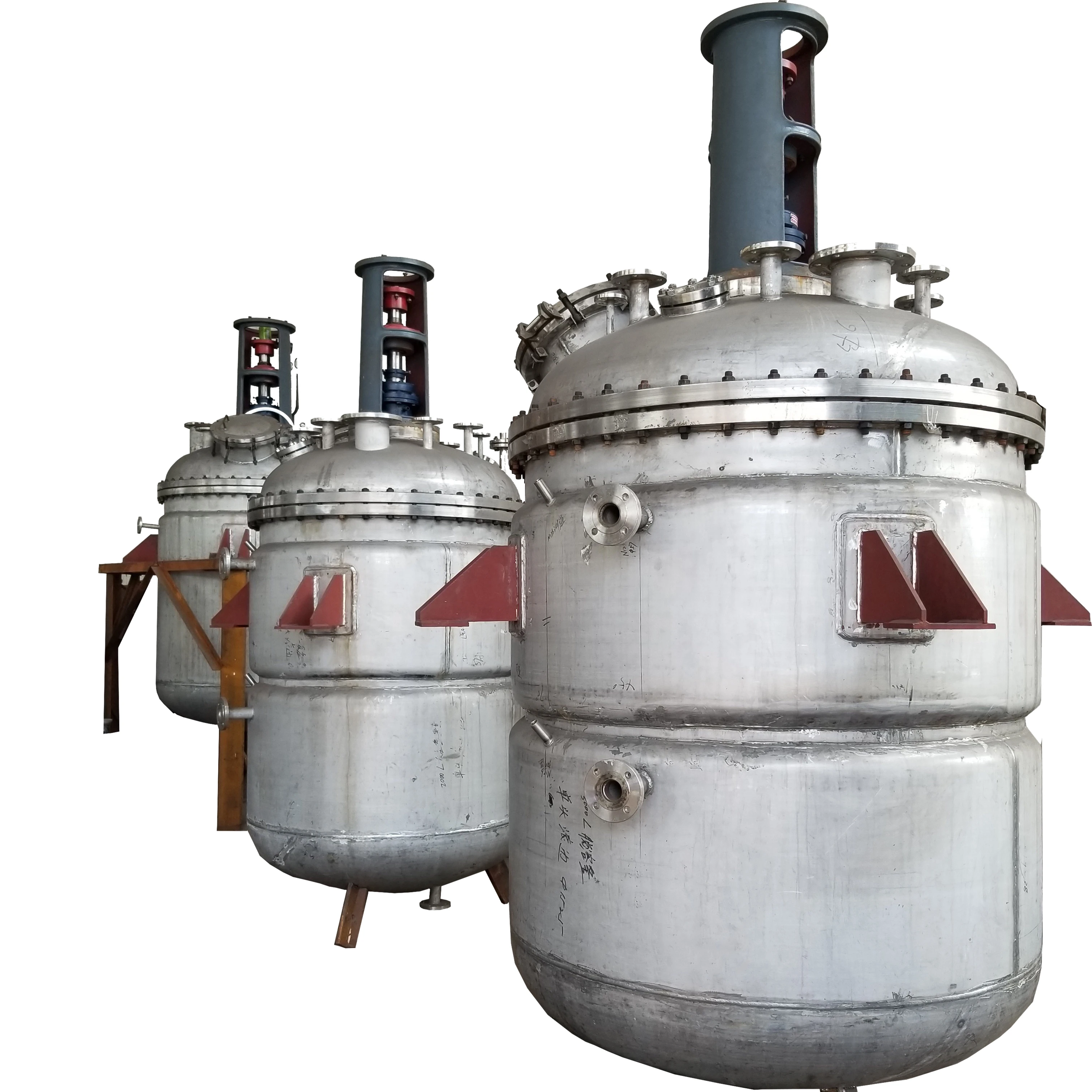 
Electric steam heating stainless steel reactor reaction boiler tank reaction kettle 