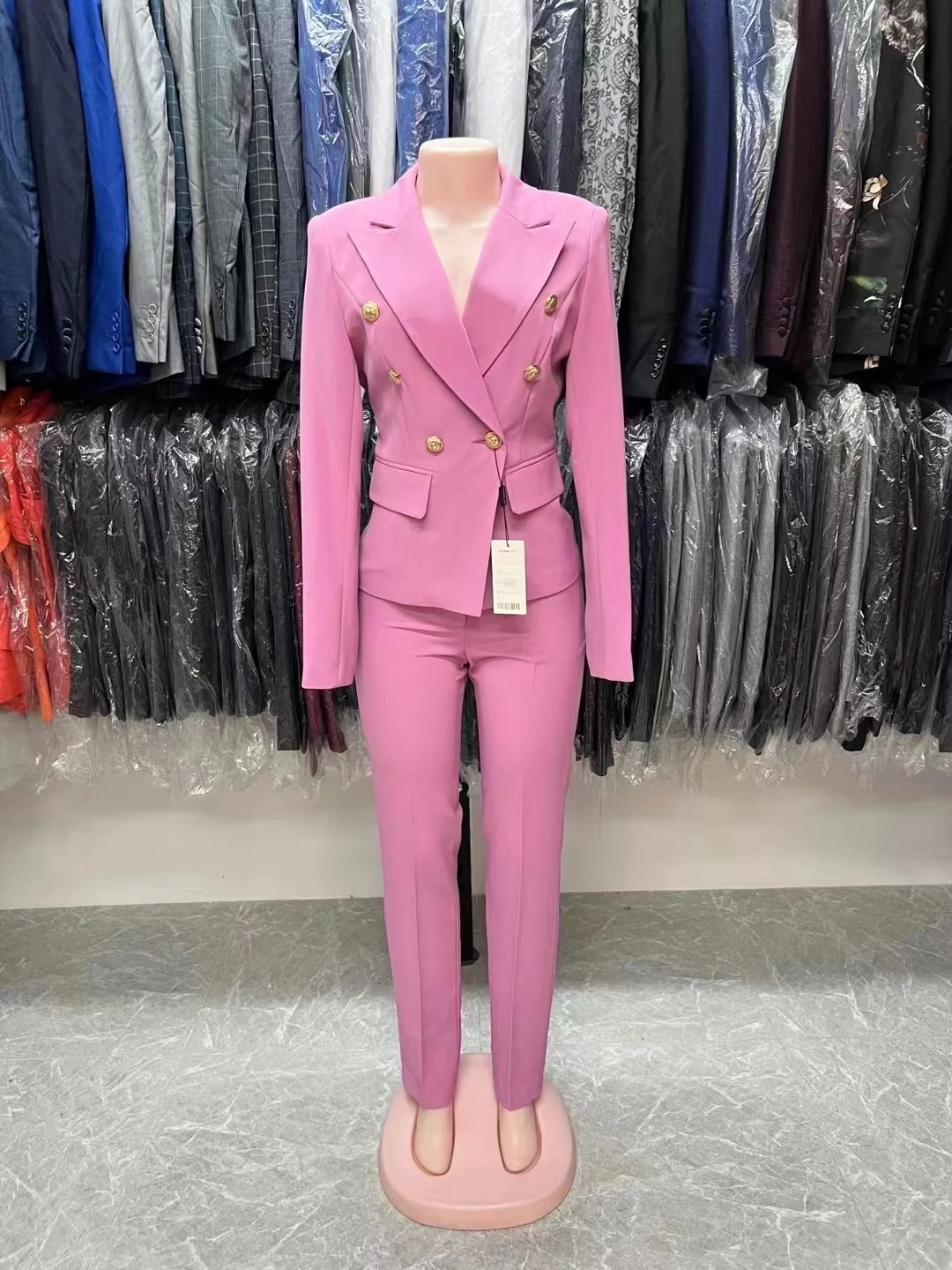 High Quality Ladies Office Wear Anti-Shrink Anti-Static Anti-Wrinkle Breathable Plus Size Office Wear For Women