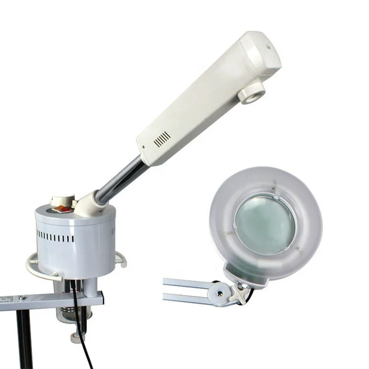 2022 Best selling 2 in 1 Face Steamer and 3X Magnifying Lamp Design for Beauty Use Facial Steamer with Magnifying Lamp