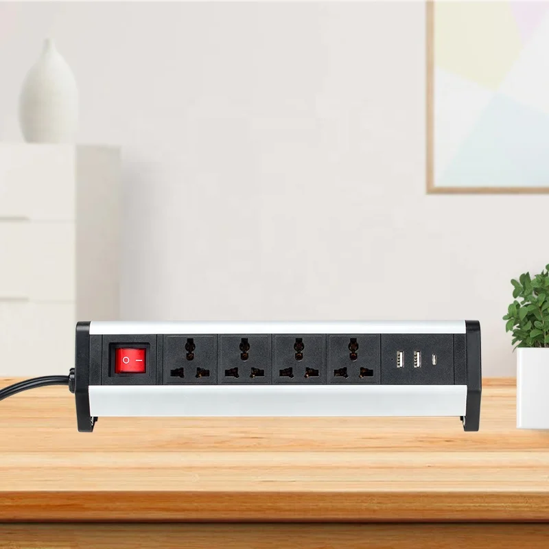 2022 оптовая продажа с фабрики переключается для настольного режима зажим socket стол край мощность газа 4 pin выходы usb