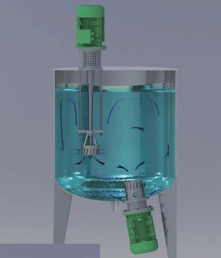 
Bottom Hygienic Vacuum GMP standard Dispersing Emulsifying Pump suitable for small capacity Emulsifier 