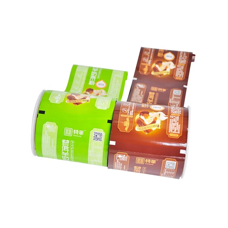 Water Proof Plastic Packaging Roll Film Bag For Protein Powder