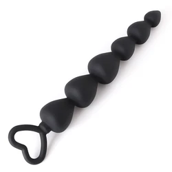 Silicone Butt Plug Hearted Shape Body Safe Silicone Anal Pump Anal Plug Sex Toys Sexual Male Prostate Massager Anal Plug Sex Toy
