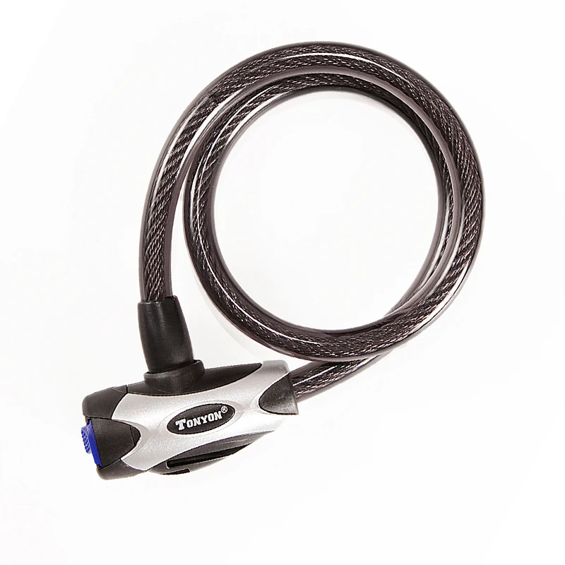 TONYON Противоугонный кабель высокой безопасности с замком велосипедный замок