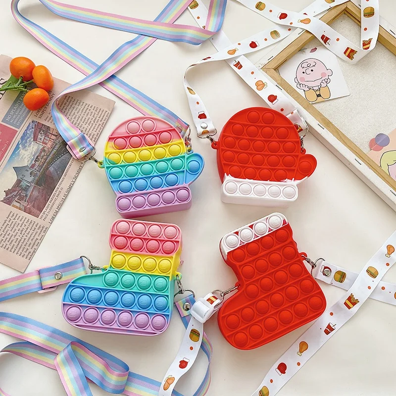 Бант ПВХ Детская сумочка для девочек Лазерная красочная меняющаяся мини сумка милые детские сумки через плечо кошельки для девочек