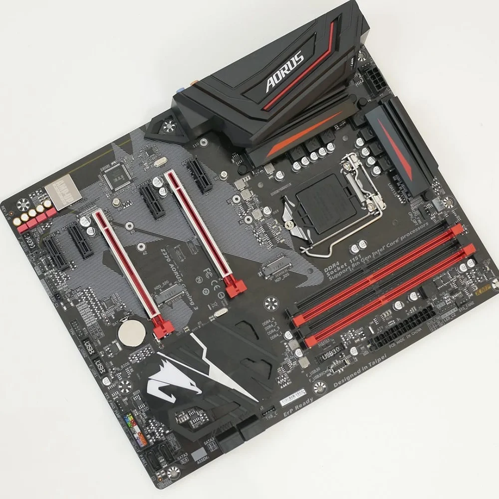 GA Z370 AORUS Gaming 3 для Gigabyte LGA 1151 DDR4 64 Гб PCI-E 0 ATX настольная Материнская плата высокого качества