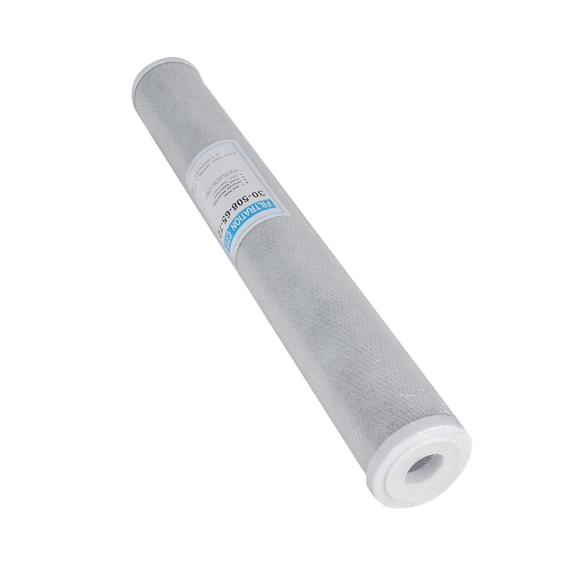 
20' Activated Carbon Block Cartridge Filter Carbon Activated Media Filter Solid Block Carbon Filters 