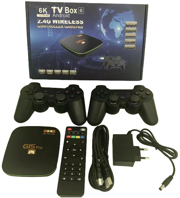GI5 PRO 10000 + 6K android game tv приставка ТВ видео игровая консоль Ретро