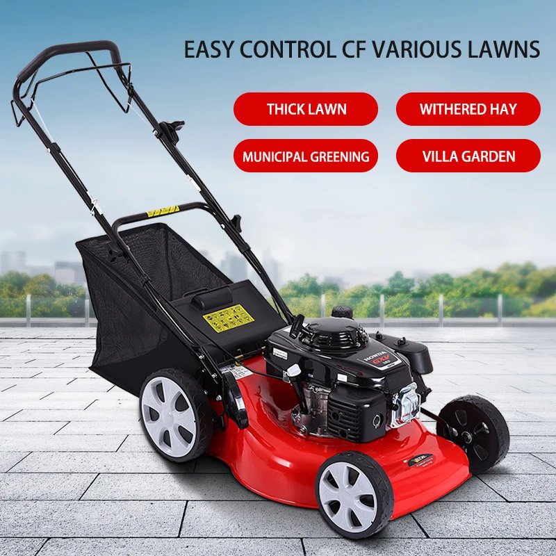 Hand push cheap price high quality garden machine  cut grass 21inch petrol lawn mower