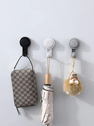 Baolong Factory Suction Cup Hanging Hooks Transparent Bathroom Kitchen Suction Cup Wall Plastic Hooks