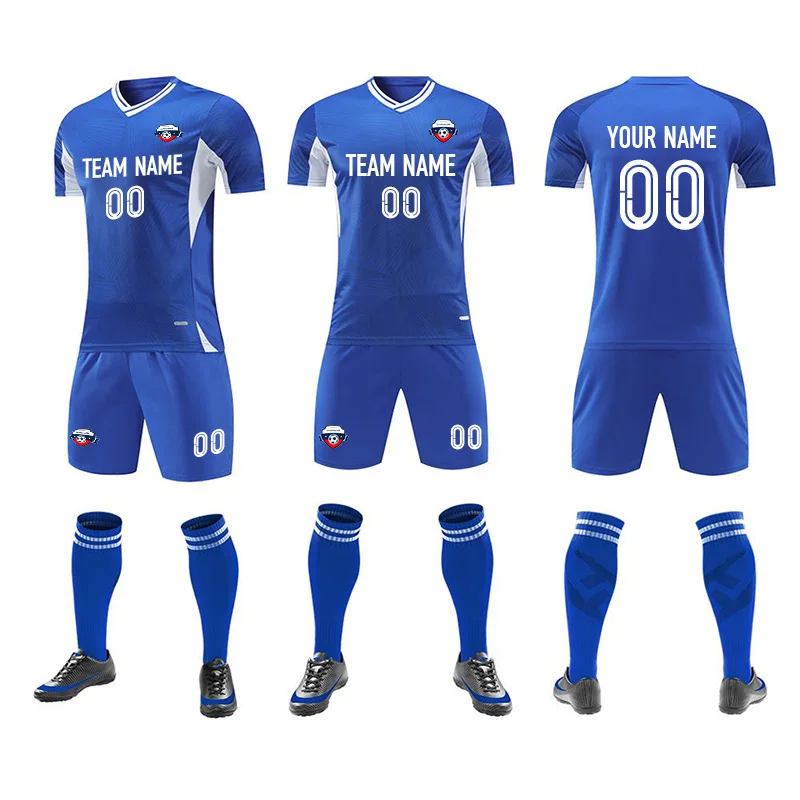 Manufacturer Custom Soccer Jersey Men Quality Football Uniform Training Sport Men Soccer Wear Uniform Sets