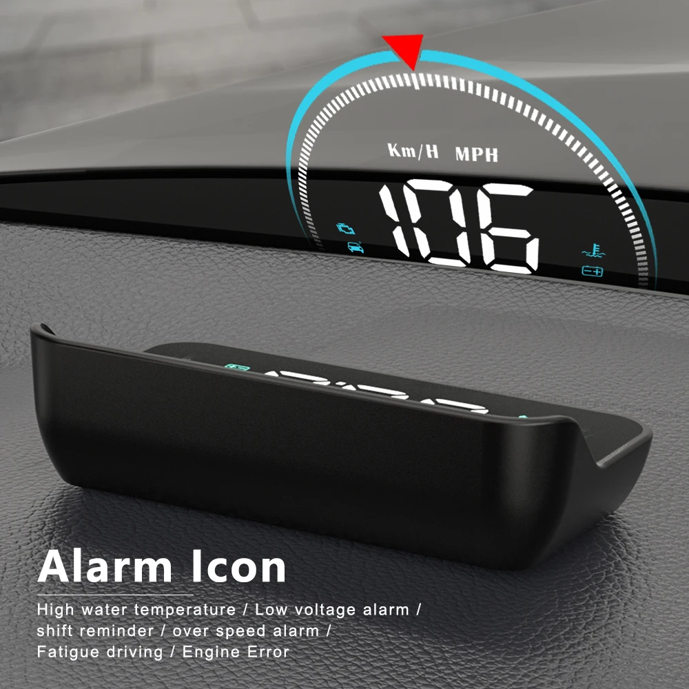 M8 HUD Digital Speedometer Car Head Up Display Original OBD2 For Universal Car