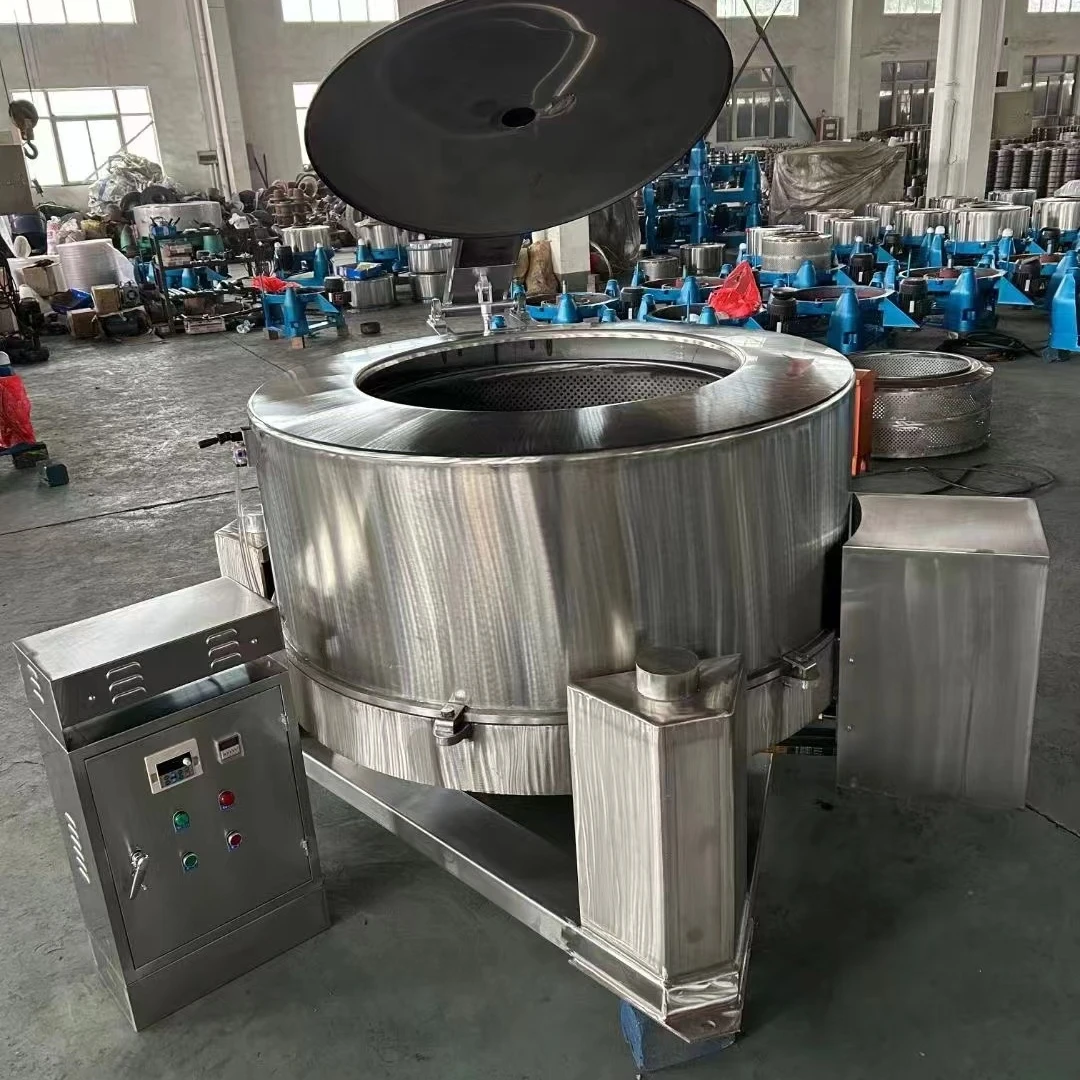 Commercial Centrifugal Spin Drying Machine 50kg Capacity 220V Voltage New Condition Electric Steam Fuel 100kg Laundry Equipment