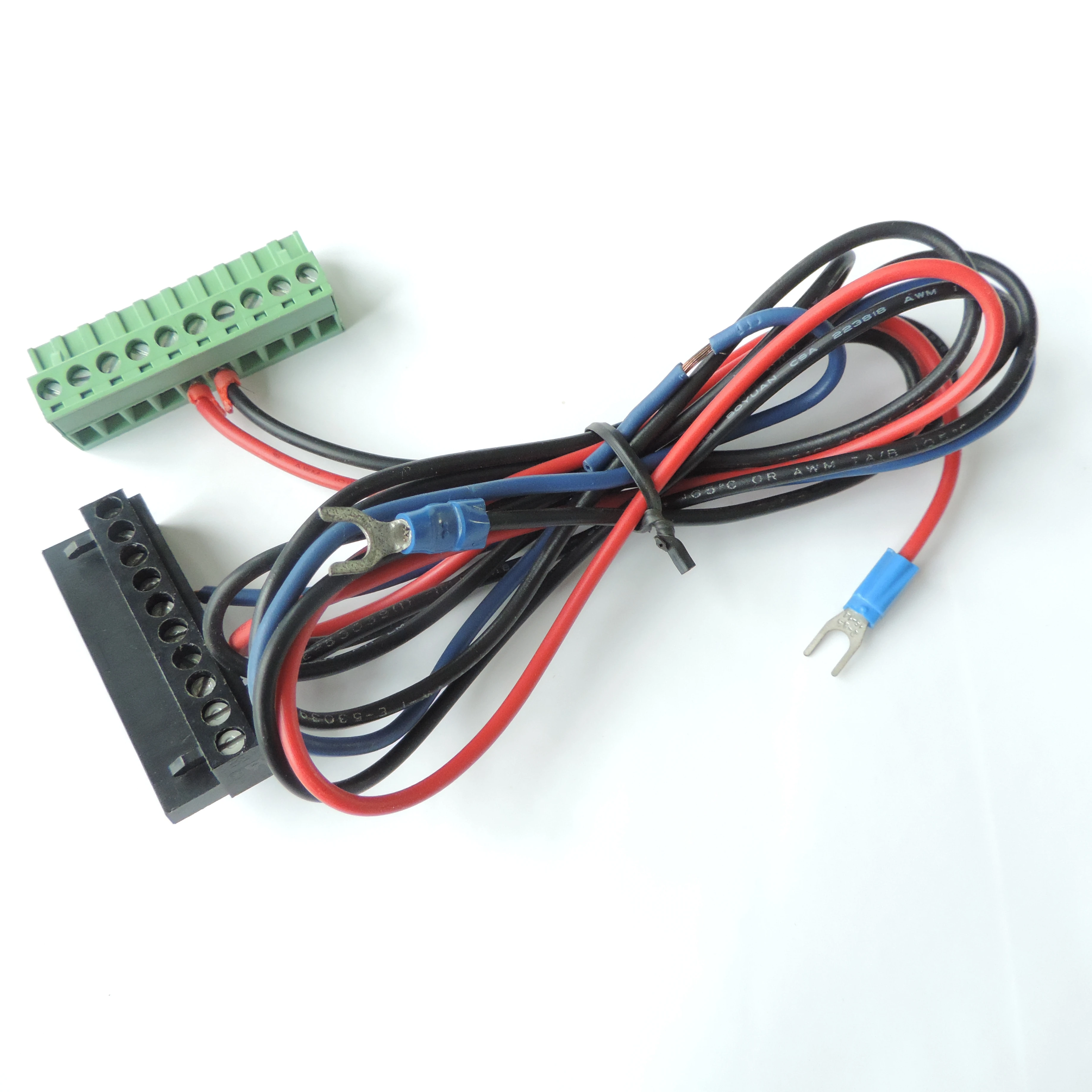 manufacturer custom auto wire harness assembly fuel injector car wire harness with 10 pin 5.08mm pitch terminal block