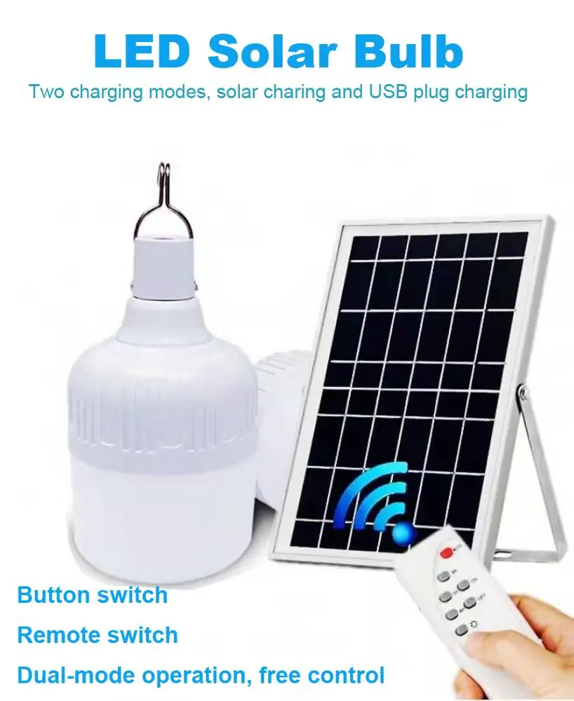 Energy-saving Solar Lanterns  Light Rechargeable Camping Lamps 9.5W Solar Panel